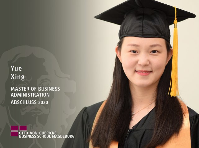 Yue Xing (MBA-Abschluss 2020)